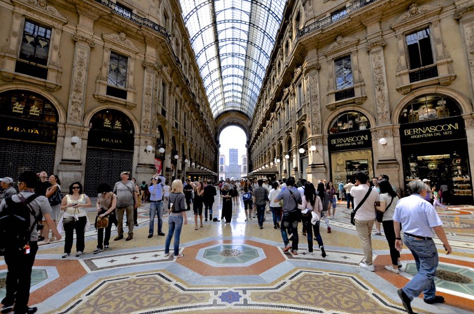 Das Shoppingparadies: Galleria Vittorio Emanuele II in Mailand