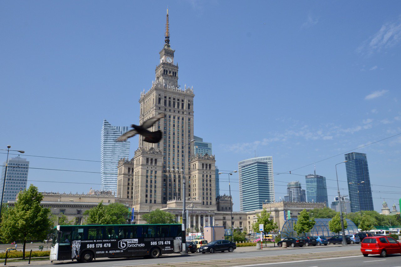 Der Kulturpalast in Warschau