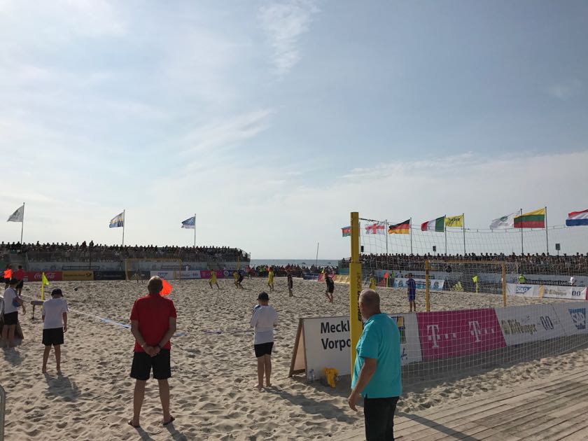 Beach Euro Soccer League in Warnemünde